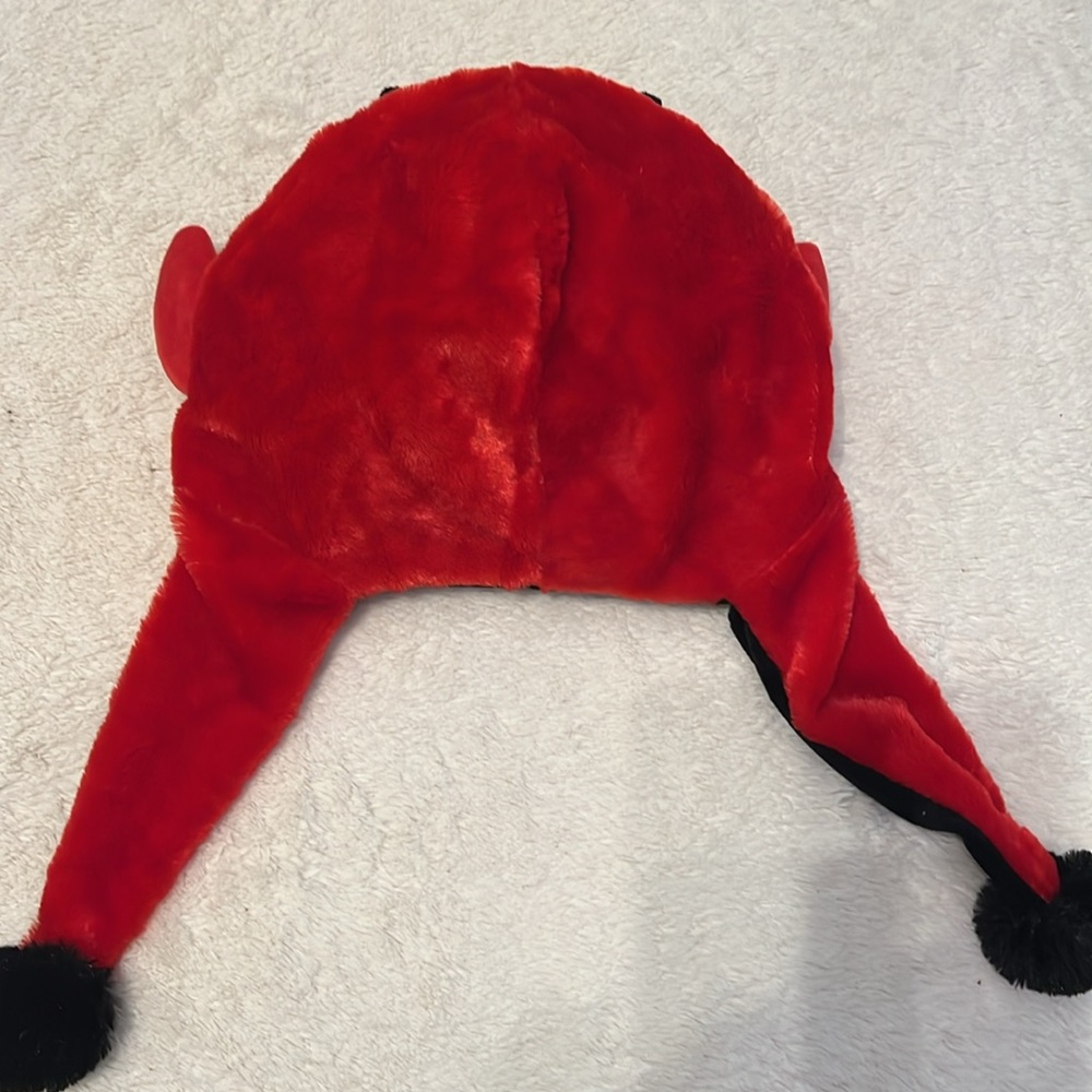 Red Devil plush headwear - Picture 6 of 7